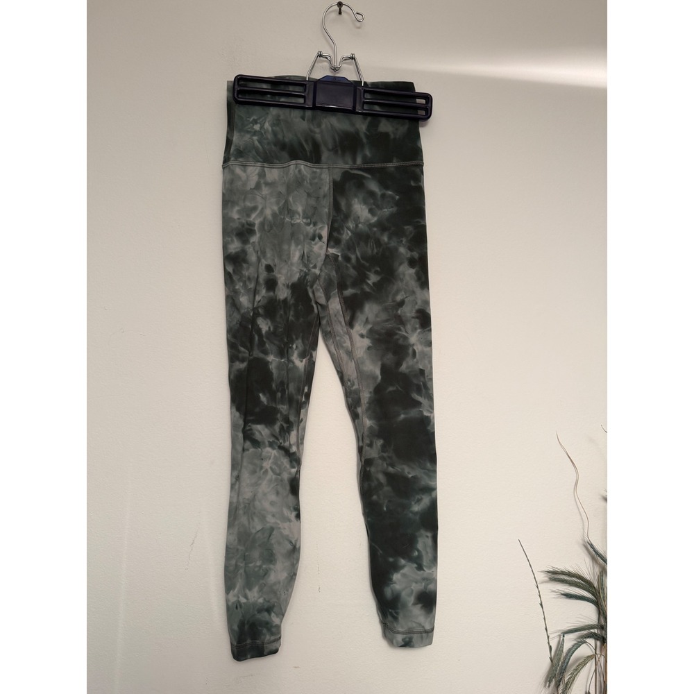 Lululemon Align High-Rise Pant 28 Diamond Dye Graphite Grey Bronze Green Size 4